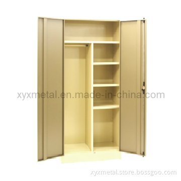 Galvanized Rust Resistant Metal Clothes Wardrobe